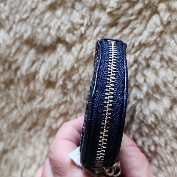 NWT Coach Blue Pop Sequin Heart Key Ring or Bag Tag ๐ - Picture 6 of 13